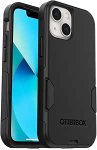 Carcasă OtterBox Commuter pentru iPhone 13 mini / iPhone 12 mini, rezistentă la căderi, carcasă de protecție, testată 3x la standarde militare, protecție antimicrobiană, negru, fără ambalaj