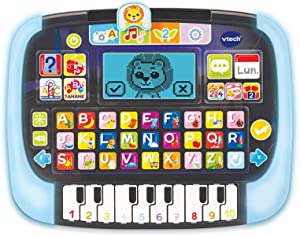 Vtech - P'tit Genius Magic Light Tablet pentru copii - 2/5 ani - versiunea FR, 551705, Negru/Multicolor