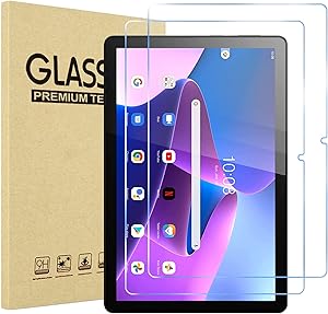 ProCase [2 bucăți] Protector de ecran din sticlă blindată pentru 10,1 inch Lenovo Tab M10 (3rd Gen) 25,7cm (1920 x 1200, ecran FHD) 2022 Film de protecție Ecran de protecție din sticlă -Clear