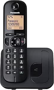 Telefon Panasonic KX-TGC210 DECT, negru, identificator de apel, versiune spaniolă