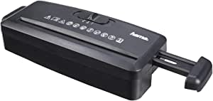 Hama Document Shredder Distrugător de documente pentru biroul de acasă profesional (tăiere în bandă, distrugător, electric, atașament pentru distrugător de documente ca accesoriu de birou, 6 foi de hârtie, nivel de securitate 1 DSGVO)