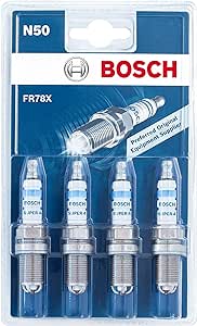 Bosch Automotive FR78X (N50) - Bujii Super 4 - Set de 4, 0 242 232 802