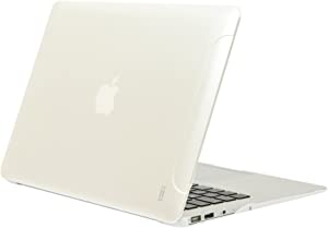 aiino - Husă de protecție pentru MacBook Pro Retina 13" inch, mată, ultra-subțire, husă anti-șoc, material cauciucat și anti-alunecare, protejează împotriva zgârieturilor și loviturilor, husă, husă tare pentru laptop - alb