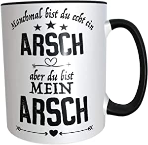 Great Things 4 Family Mug You Are My Ass Cadou pentru bărbați Aniversare Ziua nunții Ziua Îndrăgostiților Ziua de naștere cu Saying Cheeky și amuzant, MUG1761, alb