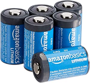 Amazon Basics - Baterii cu litiu CR2, 3 V, pachet de 6