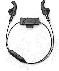 Căști sport fără fir Philips cu microfon/căști sport și fitness/Bluetooth, rezistente la praf și apă, cablu reflectorizant din kevlar, butoane integrate/căști de alergare Philips TAA3206BK /00